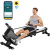 StarTech Vogatore - Cyclette magnetica - 16 livelli di resistenza - Silenzioso - Pieghevole - Display LCD - Compatibile con Bluetooth e app - Portata massima 158 kg