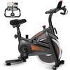 UMAY Cyclette, carico massimo 136 kg, cyclette fissa, bici da ciclismo indoor con sella particolarmente comoda,