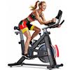 StarTech Cyclette - Ergometro - 300 W - Regolabile in 4 posizioni - Bluetooth - Indicatore RPM - Supporto per tablet - Portata massima 150 kg - Argento