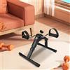 StarTech Mini cyclette - Pedale di allenamento - Display LCD - Resistenza regolabile - Allenamento per braccia e gambe - Compatta e portatile - Nero
