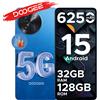 DOOGEE Smartphone DOOGEE Note 59 5G con display a 120Hz, 32 GB di RAM (8 + 24), 128 GB di ROM, batteria ad alta capacità da 6250 mAh, Android 15, NFC.