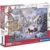 Clementoni 81504 - Puzzle collezione Prepararsi per Natale 1000 pezzi - Puzzle per adulti 14-99 anni, regalo uomo/donna, made in Italy, multicolore