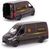 Toyland® Furgone UPS Pull Back & Go pressofuso da 12 cm con porte apri e chiudi - Veicoli giocattolo - Scala 1:48