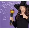 FIESTAS GUIRCA | Bacchetta Zucca Bolle con Luci e Suoni (32 cm) - Accessorio Dolcetto o Scherzetto per Halloween, Carnevale, Feste a Tema, Addii al Nubilato, Oktoberfest - Teen Unisex - Nero Arancione