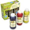 CRAYOLA - Mini Kids, 3 Tempere a Dita Lavabili, Bottigliette da 236 ml, Colori primari: blu, giallo, rosso, età 36 Mesi +, 81-1539