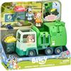 Rocco Giocattoli | Camion della Spazzatura - Veicolo a spinta con Funzioni e due action figures da 6 cm, Bluey e Bin Man