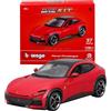 Burago BBURAGO Model Kit Ferrari Purosangue, Kit di Montaggio Auto in Scala 1:24, Replica Dettagliata da Assemblare con 37 Pezzi, Licenza Ufficiale Ferrari, Età Consigliata 14+ Anni