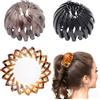 ZEXOWIJ 3 Fermagli per Capelli da Donna, Vintage, a Nido d'uccello, Clip per Capelli, Grandi, Pinza per Capelli, Accessori per Capelli, per Ragazze e Donne, Tinta Unita