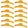 ZIBARBER Fermagli per capelli vintage in metallo con punta in alluminio, clip per onde per dita e onde, ispirazioni per la donna classica (12 pezzi farfalla oro)