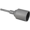 WPKD BLUEIY SDS-Plus Drill Bit Driver di Terra, Convertitore di Aste in Acciaio Forgiato Driver per Aste di a Terra per Trapano a Percussione e (45 mm)