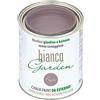 bianco Shabby CHALK PAINT DA ESTERNO biancoGarden Prugna - Ricolora giardino e balcone SENZA CARTEGGIARE e SENZA FINITURA (1 Litro)