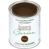 bianco Shabby CHALK PAINT DA ESTERNO biancoGarden Marrone - Ricolora giardino e balcone SENZA CARTEGGIARE e SENZA FINITURA (1 Litro)