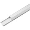 Goobay 90727 Canalina di Cablaggio Alluminio 33mm, Lunghezza 1.1m, Bianco