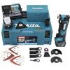 Makita TM30DSMJX5, strumento multifunzione per batteria, 10,8 V/4,0 AH, Blu, TM30DSMJX5 0W, 10.8V