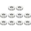 PATIKIL M4 Distanziali in Acciaio Inossidabile, 10pz Distanziatore Metallico Acciaio Inossidabile 4,2mm ID x 10mm OD x 3mm L Vite Rotondo per 5/32 M4 Bulloni a Vite