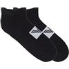Emporio Armani CALZINI UOMO BASIC SPUGNA 2 PACCHETTI INTERNO NERO TU, Nero, Taglia unica