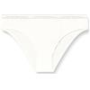 Emporio Armani Slip da Donna Essential Studs Confezione da 2, Bianco, M, Bianco, M