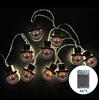 Aigostar Glowster - Ghirlanda di luci a batteria 3AA, in legno, luce bianca calda, 1,5 m, ideale per decorare feste