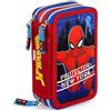 Spiderman Marvel Spider-Man - Astuccio 3 Scomparti, 45 pezzi, 2 Penne Gel Cancellabili, Pastelli 4.0. Pennarelli Giotto