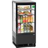 Bartscher Mini vetrina refrigerata 78L, nera BARTSCHER - 700277G
