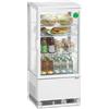 Bartscher Mini vetrina refrigerata 78L, bianco BARTSCHER - 700578G