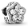 PANDORA Timeless Ciondolo con fiocco di neve brillante in argento Sterling con zirconia cubica trasparente, Sterling Fascino D'Argento