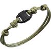 Breil, Collezione Block, Bracciale Uomo in Cotone, Arricchito da Elemento Centrale in Acciaio, Bracciale in Cordino di Cotone, Lunghezza Regolabile con Nodo Scorrevole