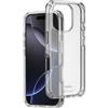 Hama Custodia Extreme Protect per Apple iPhone 16 Pro (con licenza D3O, antiurto, anticaduta e infrangibile, trasparente per iPhone senza ingiallimento, custodia per ricarica induttiva) trasparente
