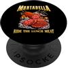 InGENIUS Mortadella Camicie e Regali di Mortadella Cibo italiano Cavalcata Pranzo Carne Divertente PopSockets PopGrip Adesivo
