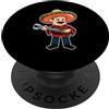 GRAKIMO Mexico Mariachi Cinco de Mayo Fi Funny Mexico Mariachi Cinco de Mayo Fiesta Chitarra PopSockets PopGrip Adesivo