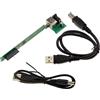 KALEA-INFORMATIQUE Convertitore USB per unità CD DVD SATA Slim per adattare un'unità ottica di un computer portatile a una porta USB