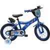 VOLARE albri 14 Pollici, Bicicletta Stitch Bambino, Blu