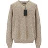 DSQUARED2 Donna ~ S Marrone 100% Lana Maglione A V Con Maniche Lunghe