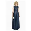 Fatto a mano Abito donna in pelle nuovo design elegante casual blu club fatto a mano vero ...