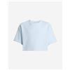 Adidas Waffle Jr - T-shirt - Azzurro