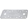 Alberts 855703 - Connettore piatto, argento
