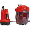 Einhell GE-SP 18 Li - Solo Pompa per acque chiare a batteria Power X-Change (18V,Prevalenza 8 m, portata 5000 L/h, profondità max immersione 4 m, senza batteria e caricabatteria)