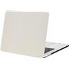 FFBOFFC Custodia Compatibile con MacBook Pro 16 Pollici 2020 2019 Rilascio Modello A2141 con Touch Bar Touch ID, Protettiva Custodia in Pelle Cover Copertura Case, Bianco