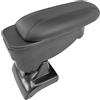 AUTO-STYLE Bracciolo in finta pelle - scorrevole compatibile con Audi A1 Sportback (GBA) 2018- & City Carver (GBH) 2019-