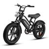 MUKKPET Racer Bicicletta elettrica con batteria rimovibile da 48V 18Ah