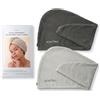 waschies Fasce per capelli in microfibra ultra-assorbenti 2 pz Set