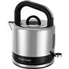 Russell Hobbs Bollitore Elettrico - 1,5L, 2400W - Acciaio Inox Color Nero; Funzione di Ebollizione Rapida; Filtro Anticalcare Rimovibile; Beccuccio; Indicatore Livello Acqua Esterno, 26420-70