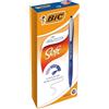 Bic Atlantis Premium - Penna 1.0 mm, Blu, Pacco da 12