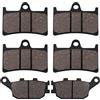 Yerbay Pastiglie Freni Anteriore/Posteriore Kit per Yamaha YZF R6 600 2003-2016 FZ6 Fazer S2 2007-2009 FZS 1000 2006-2014 FZ1 Fazer 2006-2015 FZ8 Fazer 8 2011-2015