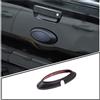 DIYUCAR Rivestimento della copertura della struttura del logo dell'anello del distintivo posteriore dell'automobile del nero opaco di plastica dell'ABS per gli accessori automatici di Ford Ranger