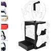 Geekria Supporto per Giochi Multifunzionale Compatibile con PS5/PS4/XBOX Serie X/XBOX One/Nintendo Switch, Supporto per Disco di Gioco e Supporto per Controller/Cuffie (Nero)