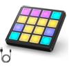 Donner MIDI Controller Pad Beat Maker Machine, Drum Machine Portatile con 16 Beat Pad, Ripetizione delle Note e Software di Produzione Musicale, Mini USB MIDI Controller con 40 Corsi, STARRYPAD MINI