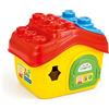 Clementoni- Peppa Pig Clemmy House, playset e mattoncini Morbidi, Blocchi da Costruzione Bambini 10 Mesi+, Made in Italy, Multicolore, 17657