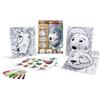 CRAYOLA POPS - Set Attività 3D, per Colorare e Creare disegni in 3D, Attività Creativa e Regalo per Bambini, soggetto Natura Selvaggia, da 6 anni, 04-2807