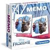 Clementoni - 18052 - Memo Game - Disney Frozen 2, gioco di memoria e associazione, gioco educativo bambini 3 anni, gioco da tavolo per bambini - Made in Italy